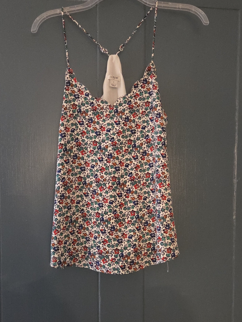 J.Crew Factory Scallop Liberty Print Tank Top Size 0
